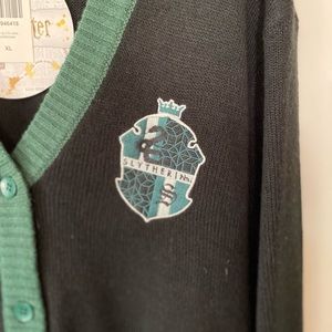 Black Slytherin Cardigan
